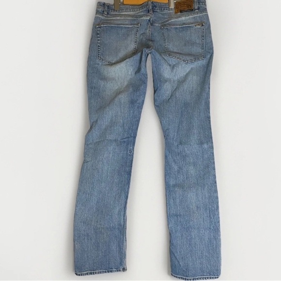 Volcom Vorta Slim Straight Jeans Mens 34x30 Medium Wash Skateboard 2000s - Picture 2 of 10